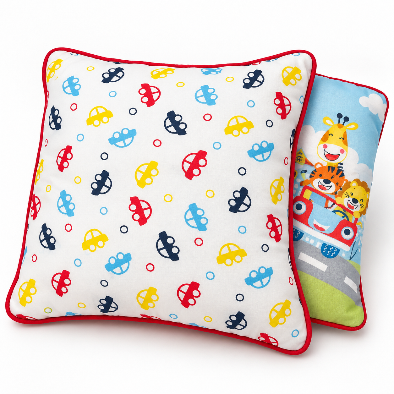 Aarniva Baby Mustard Seed Pillow | 100% Cotton Cover | Soft & Comfortable | Car & Safari Travel | 1-Piece