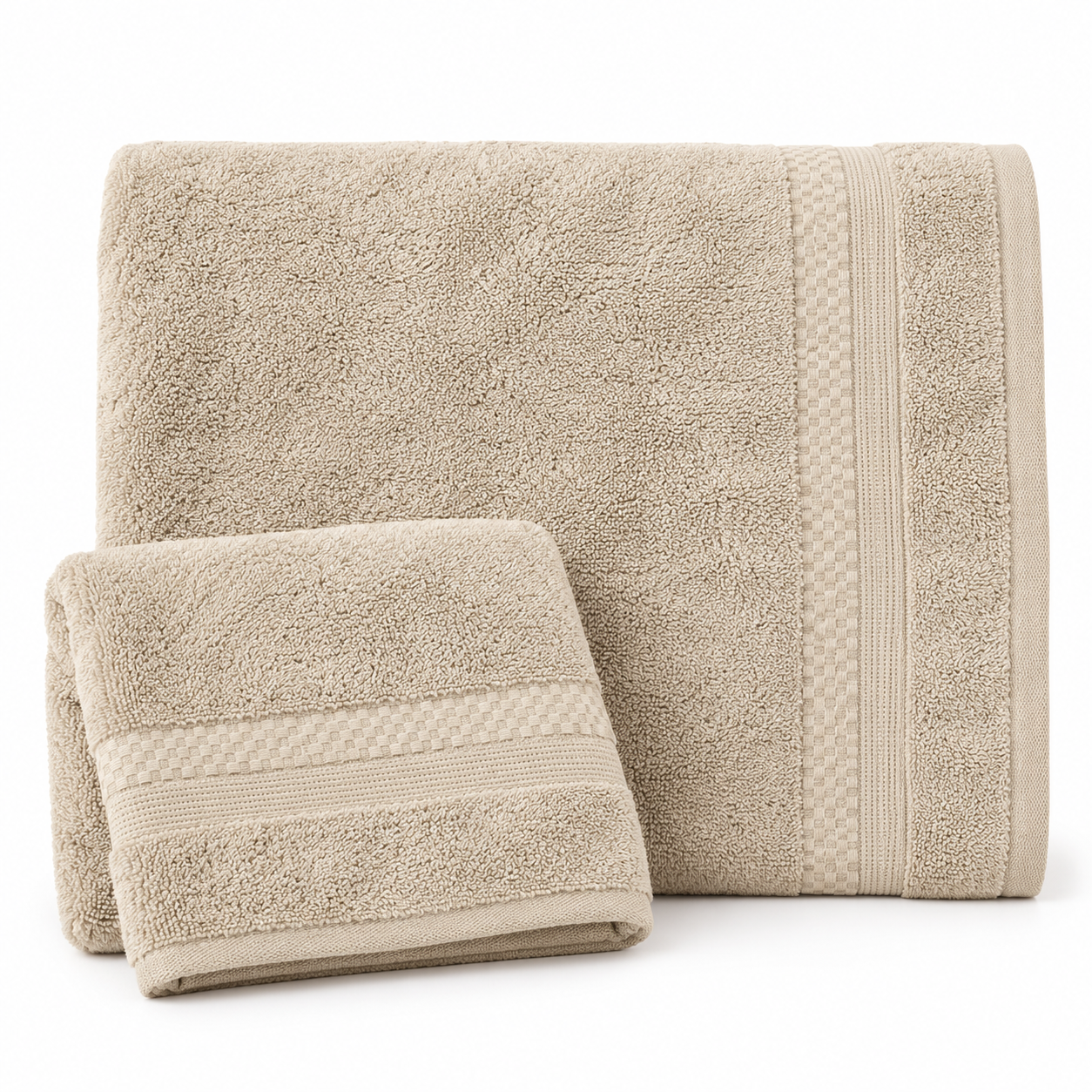 Aarniva Bath, Hand & Face Towel Set | Soft & Comfortable | Striped & Solid Designs | 6-Piece Set
