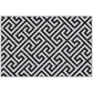 Outsunny Reversible Outdoor RV Rug, Patio Floor Mat, 5' x 8' Plastic Straw Rug for Backyard, Deck, Beach, Camping, Black & White