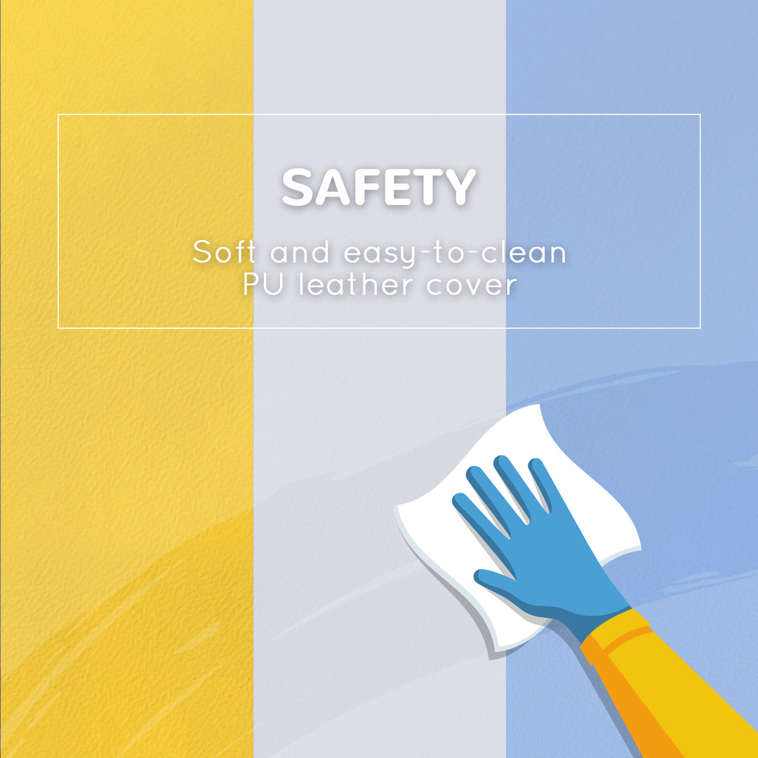 Soozier 2-Piece Climb and Crawl Activity Soft Play Set, Secure Foam Blocks Playset for Toddler Preschooler Babies Indoor, Activity Structure Play Equipment, Multi-colour