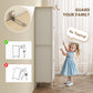 HOMCOM 69.5" Tall Kitchen Pantry Storage Cabinet with Motion Sensor LED Light, Modern Kitchen Pantry Cabinet, Green
