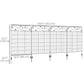 Outsunny Outdoor Metal Garden Fence Panels, Animal Barrier & Border Edging for Yard, Patio, 8 Pack, Scrollworks and Spears
