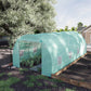 Outsunny Walk-in Greenhouse 20x10x7ft Heavy Duty Outdoor Backyard Seed Plant Vegetables Grow Warm House Green