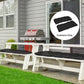 Outsunny Set of 2 Patio Bench Replacement Cushions, 2 Seater Outdoor Loveseat Cushion Seat Pad, 43" x 19" x 3", Gray