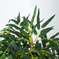 HOMCOM Set of 2 4.5FT Artificial Bamboo Tree Faux Decorative Plant in Nursery Pot for Indoor Outdoor DÃ©cor