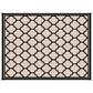 Outsunny 9'x12' Reversible Outdoor RV Rug, Patio Floor Mat, Plastic Straw Rug for Backyard, Deck, Beach, Camping, Black