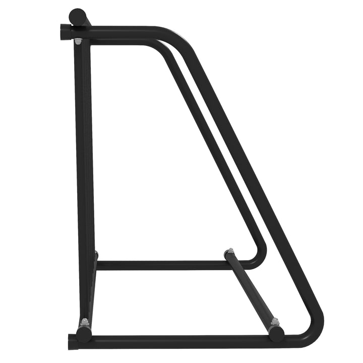 Soozier All-Steel Bike Rack, 45" Bike Stand, 3-Bike Capacity, Single-Side, for Garages Streets Yards Schools