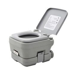 Outsunny Outdoor Portable Travel Toilet Flushable Tank for Camping Boating Roadtripping 2.6 Gallon (10L)