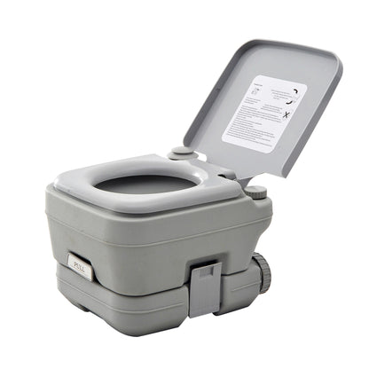 Outsunny Outdoor Portable Travel Toilet Flushable Tank for Camping Boating Roadtripping 2.6 Gallon (10L)
