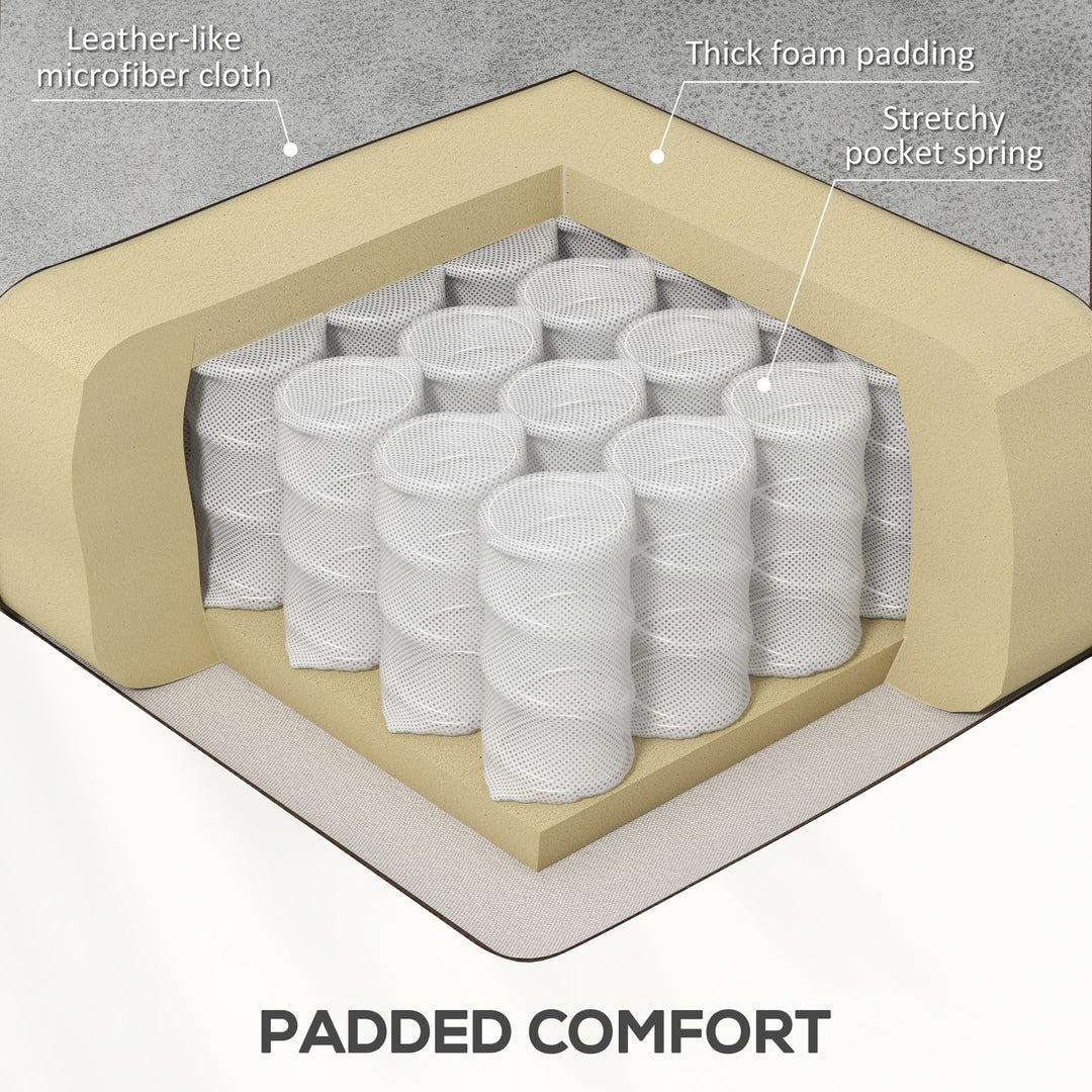 HOMCOM Lift Chair for Seniors, Microfibre Upholstered Electric Recliner Chair with Remote, Quick Assembly, Charcoal Grey