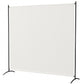 Outsunny Single Panel Room Divider, UV30+ Privacy Screen, Indoor Outdoor Privacy Panel with Stable Base, Black