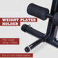 Soozier Foldable Press Bench Adjustable Dumbbell, Weight Training Bench Exercises Gym Chair, Black & Red