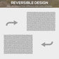 Outsunny Reversible Outdoor RV Rug, Patio Floor Mat, 5' x 8' Plastic Straw Rug for Backyard, Deck, Beach, Camping, Black & White
