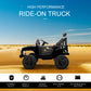 Aosom 12V Battery Powered Kids Ride On Car Off Road Truck Toy w/ Parent Remote, Black