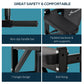 Soozier Wall Mounted Dip Station Multi-Function Power Tower Set Home Gym Pull Up Bar Chin Up Exercise Bar Knee Raise Triceps Leg Dipping Raise Rack Black