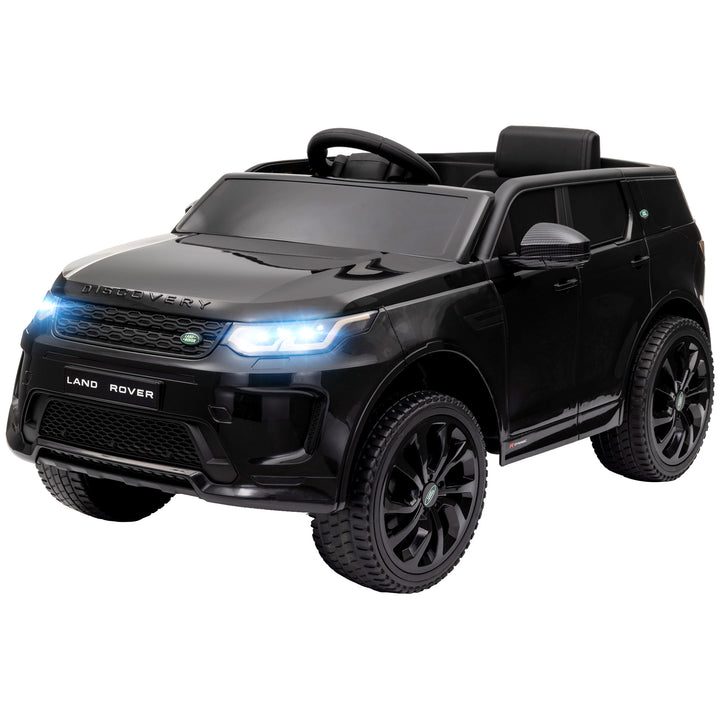Qaba Land Rover Discovery Sport Licensed 12V Ride on Car w/ Remote, Soft Start, LED Lights, Music Horn, Red