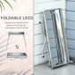 Outsunny Stainless Steel Charcoal BBQ Grill, Portable Barbecue Grill with Handles for Outdoor, Cooking, Camping, Picnic
