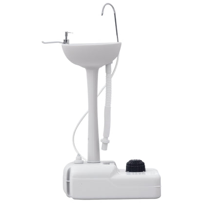 kleankin Portable Camping Sink Hand Wash Station with 17L Water Tank, Soap Dispenser and Towel Holder, for Outdoor Events