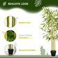 HOMCOM 5FT Artificial Bamboo Tree Faux Decorative Plant in Nursery Pot for Indoor DÃ©cor