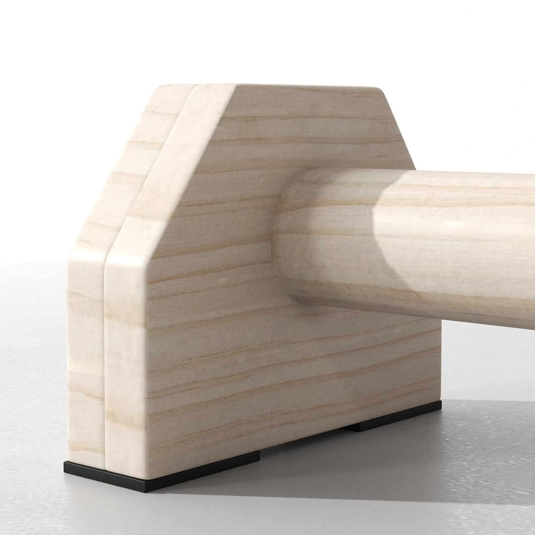 Soozier Push up Handles, Wooden Parallettes Bars with Non-Slip Base, Calisthenics Equipment for Home, Gym, Fitness, Exercise, Natural Wood