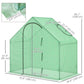 Outsunny 6 x 3.3 x 5.5ft Walk-in Garden Greenhouse with Door & Top Window, Portable Mini Greenhouse for Plants Flowers Herbs Tomatoes, Outdoor Hot House Growing Tent with Steel Frame & PE Cover