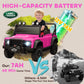 Qaba Land Rover Licensed Kids Ride on Truck with Remote Control, Spring Suspension, LED Lights, 3 Speed, Dark Green