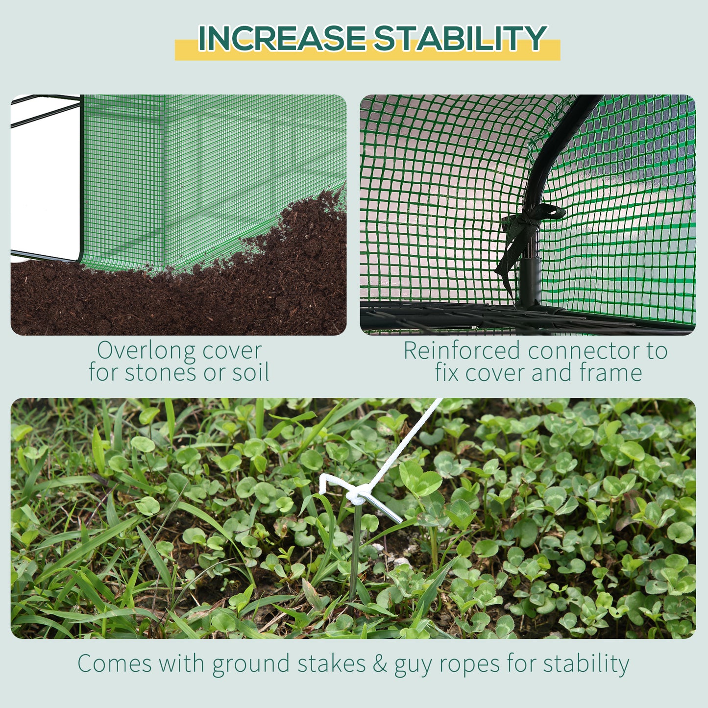 Outsunny 8' x 6' x 7' Portable Walk-In Greenhouse Hot House with 18 Shelves,  Water/UV Resistant Weather Cover, & Roll Up Door