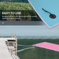 HOMCOM 10x5ft Floating Mat Floating Lily Pad Water Carpet Float Aqua Mat Water Recreation and Relaxing in Lake, River, Beach, Swimming Pool, Blue