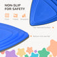 Outsunny 11PCs Larger Size Balance Stepping Stones for Kids with Non-slip Bottom, Stackable Obstacle Course Outdoor Indoor, Play River Rocks with Starfish Style