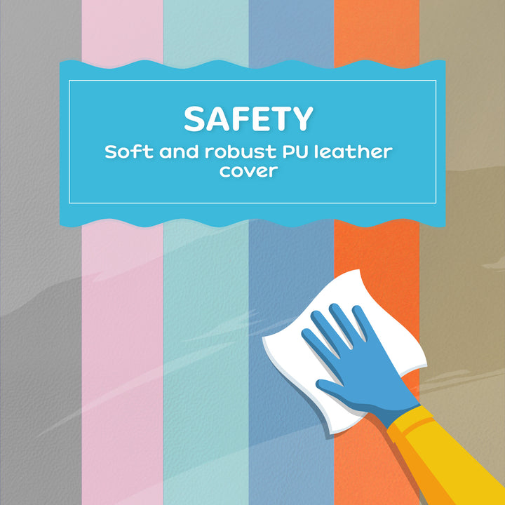 Qaba 11 Piece Soft Play Equipment for Kids 6-72 Months, Dark Colour