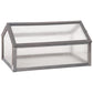 Outsunny Wooden Cold Frame Greenhouse Garden Portable Raised Planter with Openable Top for Indoor, Outdoor, Flowers, Vegetables, Plants, 35.5" x 20.5" x 19.5", Natural Wood