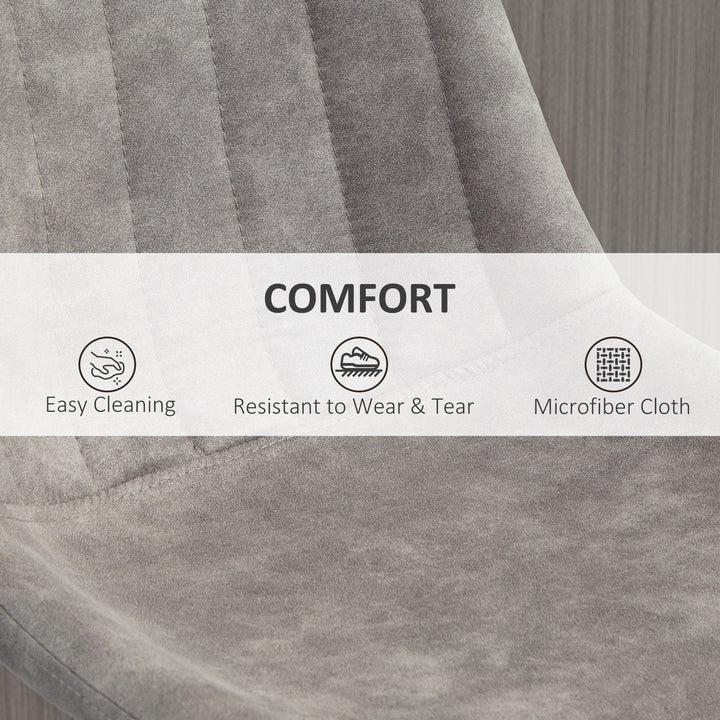 HOMCOM Adjustable Bar Stools Set of 2, Leathaire Swivel Barstools with Back and Footrest, Upholstered Bar Chairs for Kitchen, Dining Room, Home Pub, Brown