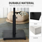 Outsunny 29 lbs Market Umbrella Base Holder 16" Heavy Duty Square Parasol Stand for Patio, Outdoor, Backyard, Black