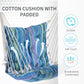 Outsunny Portable Hanging Woven Hammock Seat Rope Swing Chair Sleeping Bed for Outdoor Garden Yard Camping Blue