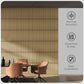 HOMCOM 24"x24" Wood Panels for Wall, 4 Pack Acoustic Panels, Sound Absorbing Slat Wall For Interior Wall Decor, Home, Grey