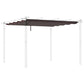 Outsunny Retractable Replacement Pergola Canopy for 10' x 10' Pergola, Pergola Cover Replacement, Cream White