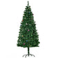 HOMCOM 4.9ft Green Christmas Tree Artificial Xmas Holidays Party with Decoration Ornament
