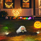 Outsunny 72" Life Size Halloween Animated Crawling Zombie with Glowing LED Eyes, Battery Operated, Indoor Outdoor Party Props