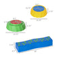 Outsunny 8pcs Balance Beam for Kids, 4 Sensory Pads and 4 Beams with Non-slip Surface & Bottom, Stackable Stepping Stones Kids for Boys Girls 3-6 Years, Multicoloured