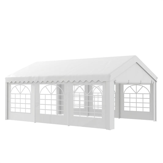 Wedding Tent with Sidewalls - Heavy Duty Party Tent, White