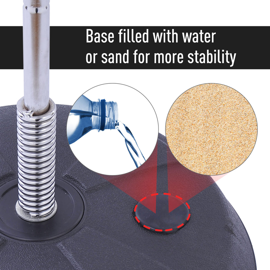 Soozier Adjustable Kids Training Boxing Punching Ball Bag Freestanding Portable Relieves Stress with Gloves