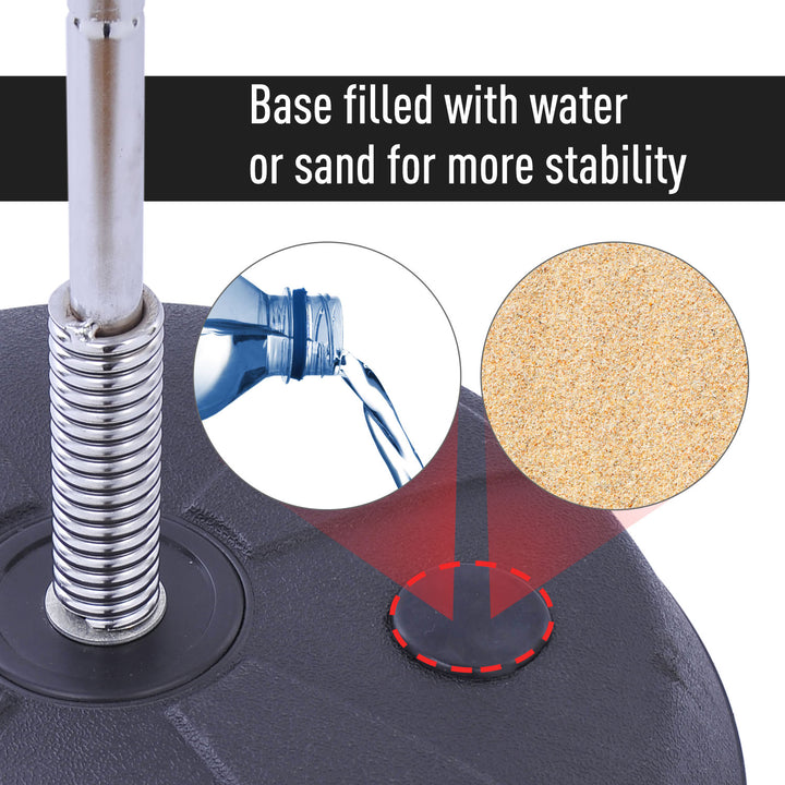 Soozier Adjustable Kids Training Boxing Punching Ball Bag Freestanding Portable Relieves Stress with Gloves