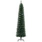 HOMCOM 6FT Artificial Snow Dipped Christmas Tree Xmas Pencil Tree Holiday Home Indoor Decoration with Foldable Black Stand, Green