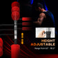 Soozier 4-in-1 Free Standing Punching Bag, Height Adjustable Boxing Bag with 2 Speed Balls, 360Â° Reflex Bar, Red