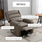 HOMCOM Lift Chair for Elderly, Power Chair Recliner with Footrest, Remote Control, Side Pockets for Living Room, Grey