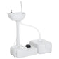 kleankin Portable Camping Sink Hand Wash Station with 17L Water Tank, Soap Dispenser and Towel Holder, for Outdoor Events