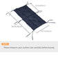 Outsunny Patio Chair Cushions Set of 2, 39" x 20" x 3" Outdoor Tufted Cushion Set with Ties for Indoor Outdoor Garden Furniture, Dark Grey