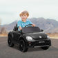 Qaba 12V Volkswagen Beetle Licensed Electric Car for Kids w/ Remote Control, 4 Spring Suspension Wheels, Soft Start, White