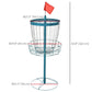 Soozier 24-Chain Portable Practice Basket for Disc Golf Target Stand Easy Assembly & Lightweight Basket w/ Carry Bag Navy Blue