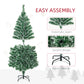 HOMCOM 6FT Indoor Christmas Tree Artificial Decoration Xmas Gift with Metal Stand 375 Tips